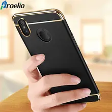 

Proelio For iphone 7 plus plating phone case Luxury Protector Cover matte capa 3 in 1 Hard Case for iphone x 8 6 6s Plus 5 5S SE