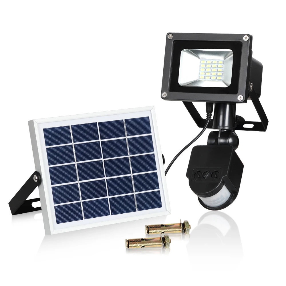 solar powered led lights T-SUNRISE Solar Flood Light 10W Outdoor Lighting Solar Floodlight Motion Sensor Waterproof IP65 Solar Spotlights Garden Lamp decorative solar lights