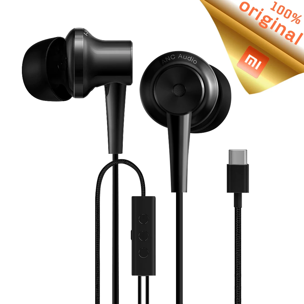 Original Xiaomi ANC Type C Earphone Noise Cancelling Hybrid In Ear ...