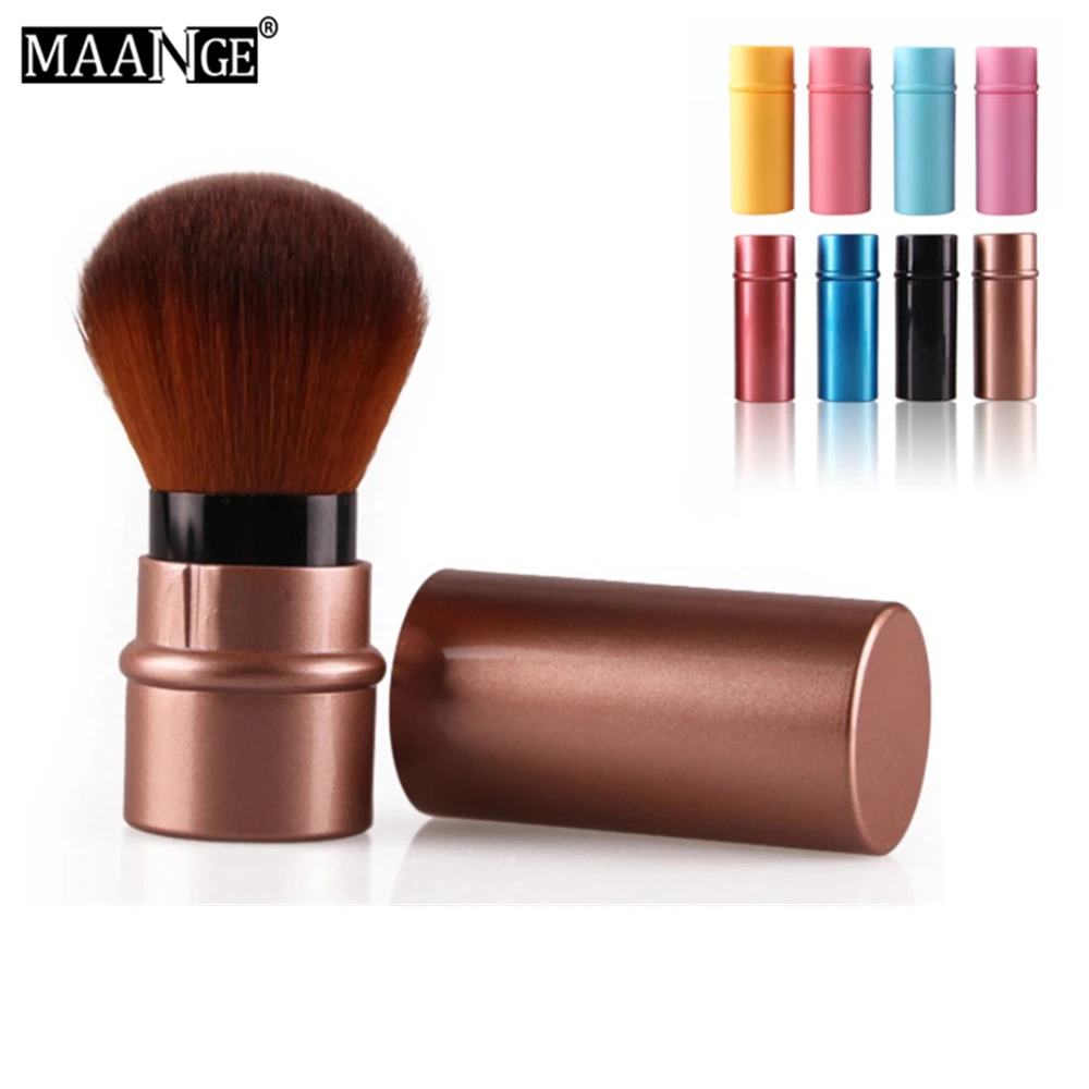 MAANGE Portable Blush Makeup Brush Retractable Blusher Powder