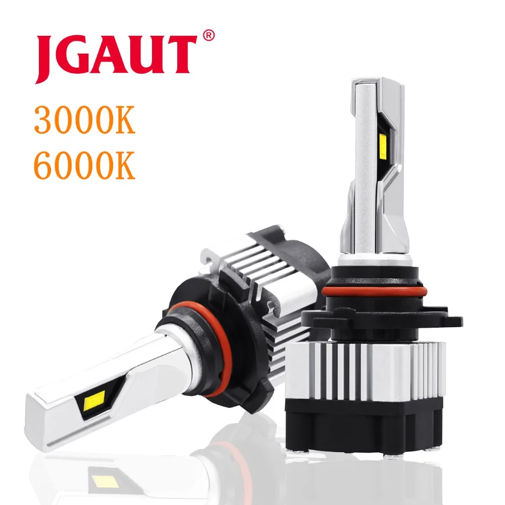 JGAUT 2018 автомобильный 9005 HB3 светодиодный фонарь двойной цвет белый желтый 3000K 6000K 1
