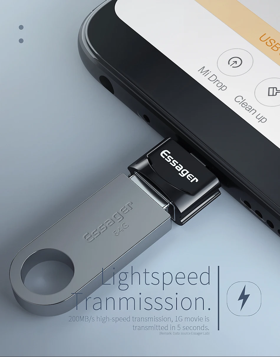 Essager Micro USB OTG Кабель-адаптер штекер USB Женский конвертер для samsung A7 Xiaomi Redmi Note 5 разъем Microusb Adaptador