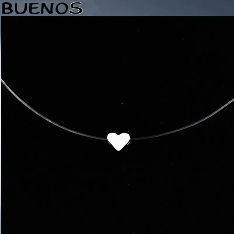 

BUENOS Woman Fashion Popular Simple Grace Elegant Pearl heart-shaped Stars Crystle Necklace