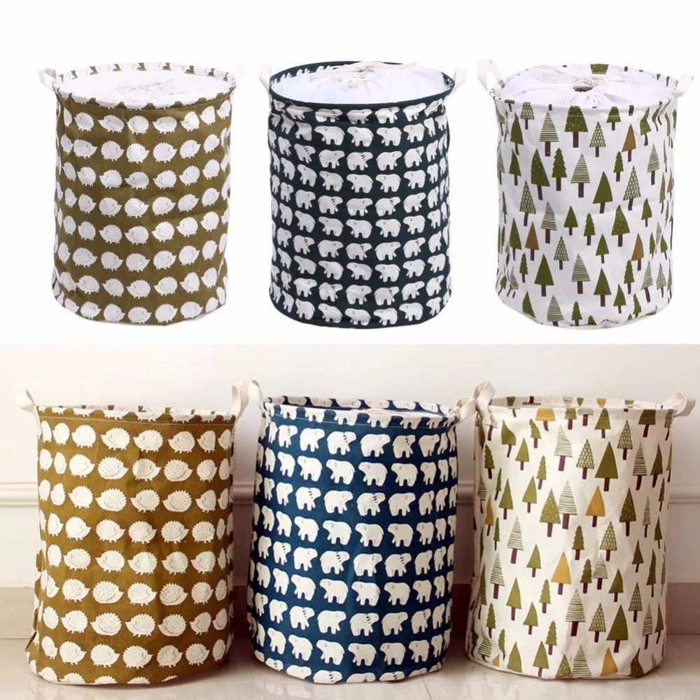 

Large Beam Laundry Basket Toy Storage Clothes Laundry Basket organizer 35x45CM free shipping