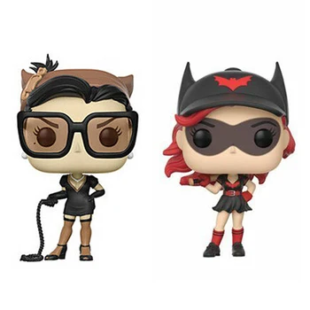 

Vogue Super Heros Series Dolls DC Comics Bombshells Catwoman 225 Batwoman 221 Vinyl Figure Collection 2pcs/Set