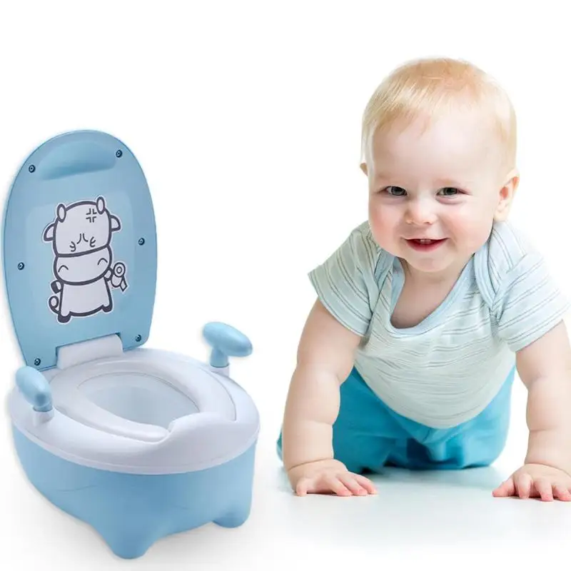 Baby Kids Toilet Training Cartoon Potties Seats Portable Cute Children Toilet Training Potty Seat Toilet Bowl Pot Baby Care