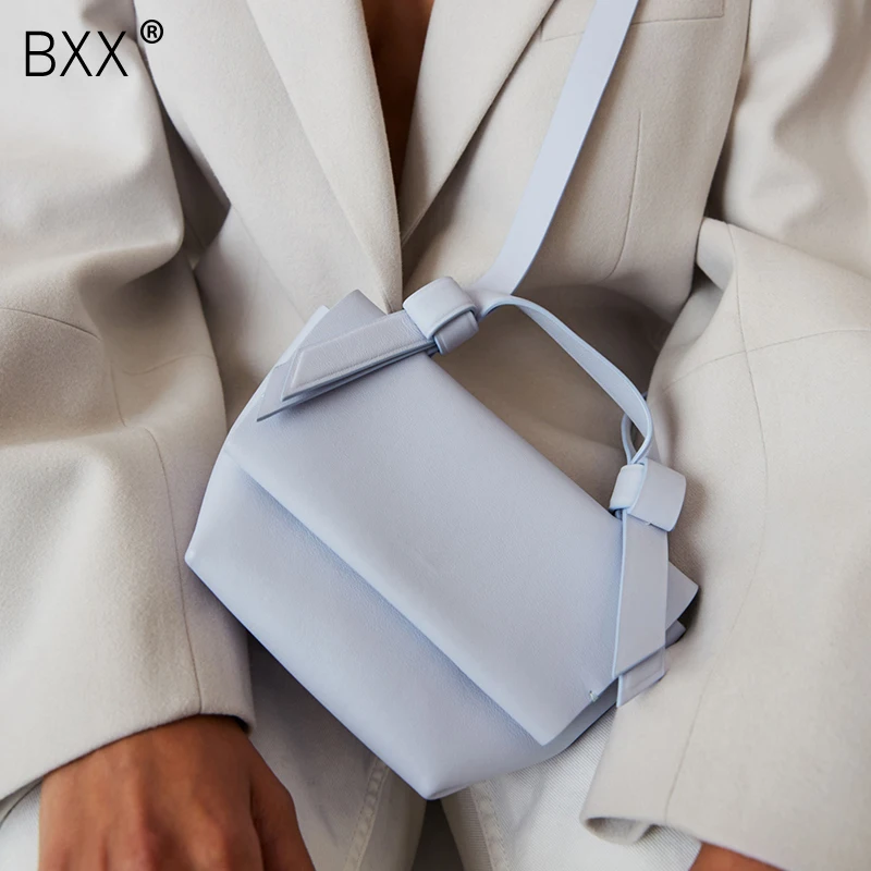

[BXX] Women's Single Shoulder Crossbody Bag All-match Flap 2020 Mini Brand Designer Tide Female Fashion PU Leather Package HG644