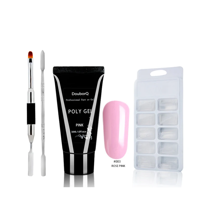 Unhas de Gel 4 pçs/set poli conjunto gel Volume : 30 ml