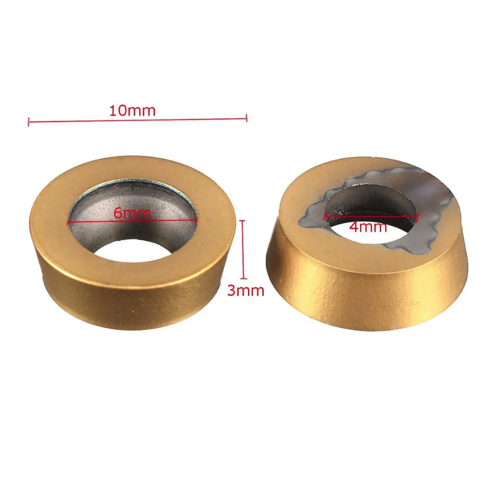 

Best Quality 1/10pcs RPMT1003MO-TT LF602 Carbide Blades Milling Inserts Cutters For Lathe CNC Tools Tool Holder Insert Blade