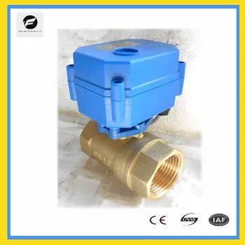 

ADC9-24V 3/4" DC12v CR03 wiring electric ball valve with NSF61 testing report