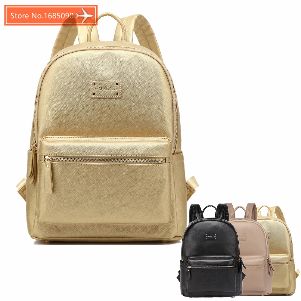 

2019 NEW PU designer baby diaper nappy changing mummy Maternity bag Organizer Bags for mom backpack bolsa maternidade 109