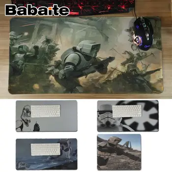 

Babaite High Quality Scout Trooper Customized MousePads Computer Laptop Anime MouseMat Unique Desktop Pad Game Lockedge Mousepad