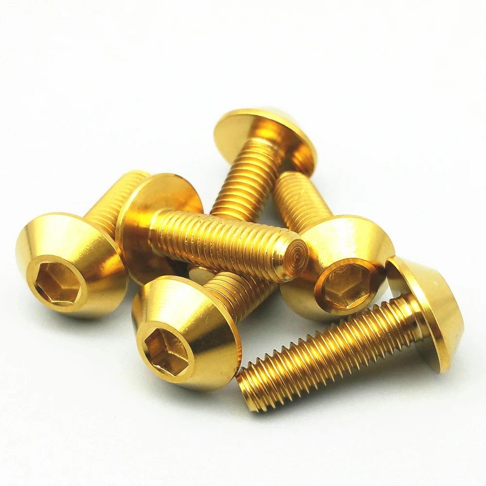 M6x20mm titanium bolts umberlla hex socket rainbow color  (25)