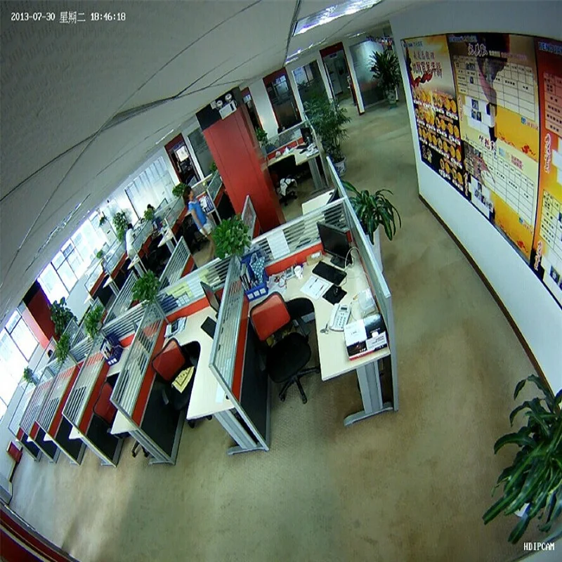 HD 5mp 180 градусов Широкий формат Fisheye безопасности IP Камера PoE ONVIF Ночное видение indoor