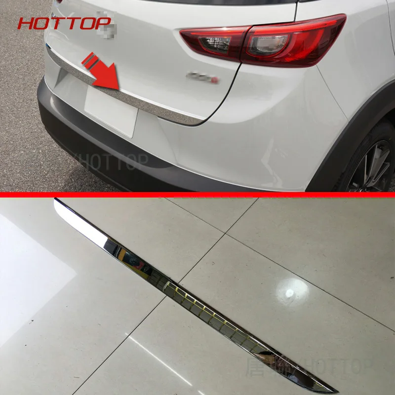 Chrome Rear Trunk Tailgate Trim Cover For Mazda CX-3 2016 2017 Stainless Steel Accessories Molding | Автомобили и мотоциклы