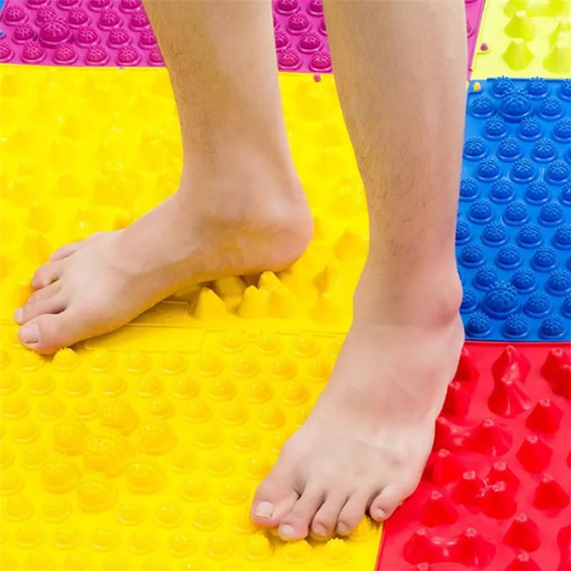 29*39CM Soft Acupuncture Foot Massager Floor Carpet Mat Colorful