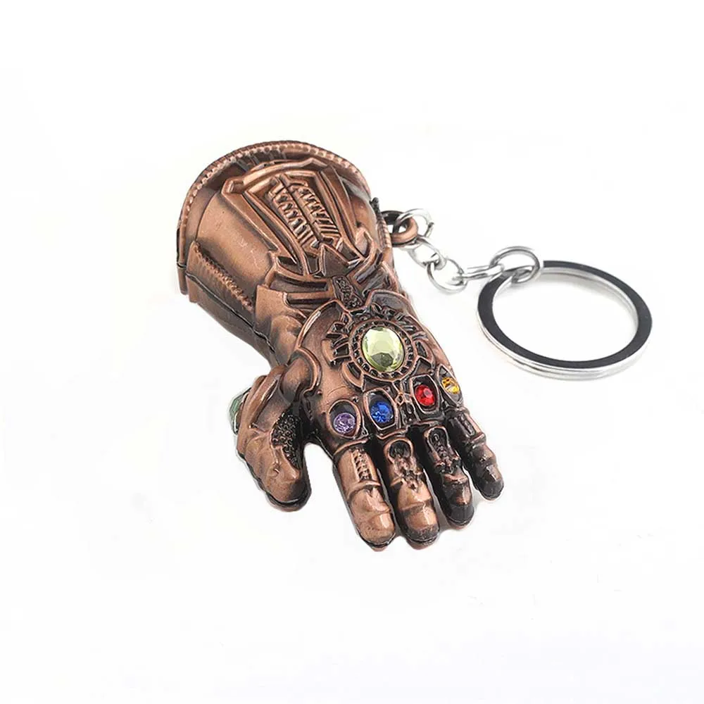 SG 10 шт. Marve l Avengers Thanos Infinite power Gauntlet брелки Локи, Тор топор Железный человек Доктор Стрэндж леди автомобильный брелок ювелирные изделия - Цвет: K525-4