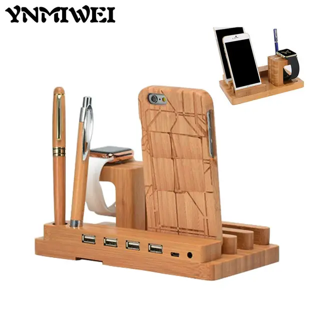 Best Offers Ynmiwei Wood USB Charging Station Charger Dock Stand Holder For Apple Watch iPhone 6 7 Tablet Phone Socket Mount Multi-Function Best Offers Ynmiwei Wood USB Charging Station Charger Dock Stand Holder For Apple Watch iPhone 6 7 Tablet Phone Socket Mount Multi-Function