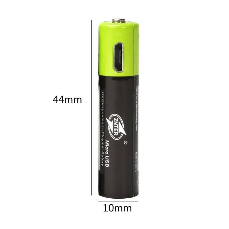 Самая низкая цена! ZNTER 1 шт. AAA 1,5 в 400 мач перезаряжаемая батарея USB зарядка литий-полимерный аккумулятор для RC камеры дрон мощность