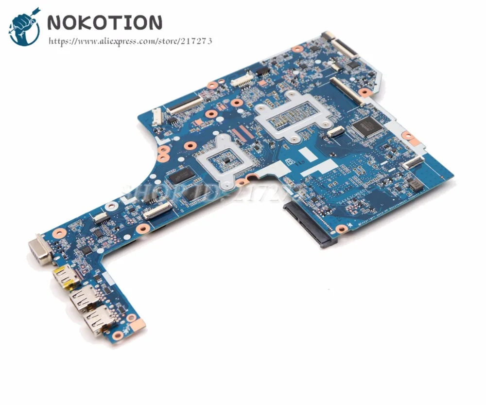 NOKOTION для hp Probook 450 G3 Материнская плата ноутбука DAX63CMB6D1 15,6 ''основная плата SR2EU i3-6100U Radeon R7 M340 графика