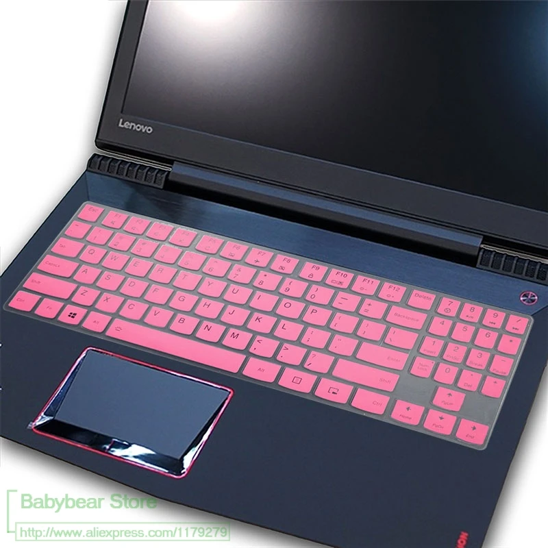 pink Силиконовая Защитная пленка для клавиатуры lenovo Legion Y520 R720 15,6 дюймов R720-15IKB Y520-15IKB - Цвет: pink
