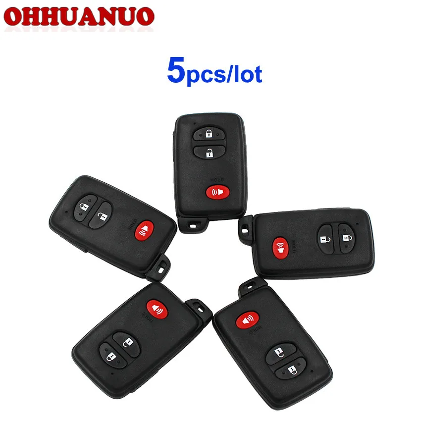 UTSAUTO Key Fob Shell 1 Pack Keyless Entry Remote Clicker HYQ12BAN HYQ12BBX 2+1 Button Fits Toyota Scion
