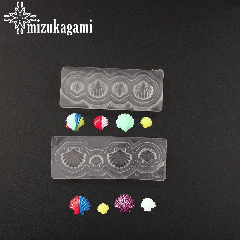 1pcs UV Resin Jewelry Liquid Silicone Mold Shell Resin Charms Molds For DIY Jewelry Nail Art Mold Making