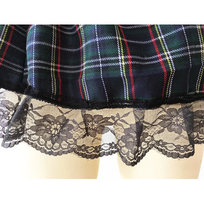 Plus Size Lingerie Sexy Erotic Costumes Lenceria Sexy School Cosplay Student Uniform Sexy Underwear Role Play Vest + Plaid Skirt Plus Size Lingerie Sexy Erotic Costumes Lenceria Sexy School Cosplay Student Uniform Sexy Underwear Role Play Vest + Plaid Skirt