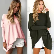 Women Casual Long Sleeve Top Blouse Hoodies Sweatshirt Tops Shirt Dress Pullover Ladies Womens Warm Casual Tops