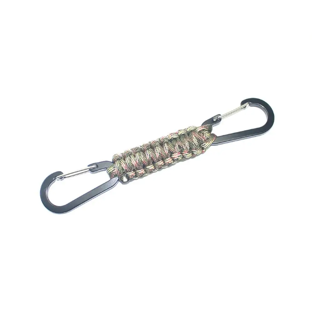 JM Paracord брелки с карабином плетеный шнур пряжка клип Открытый Отдых пеший Туризм Восхождение браслет-Паракорд для выживания - Цвет: JM