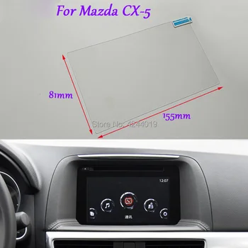 

Tommia Car Styling GPS Navigation Screen Glass Protective Film Sticker DVD Protective Film For Mazda CX-5 Auto Accessories