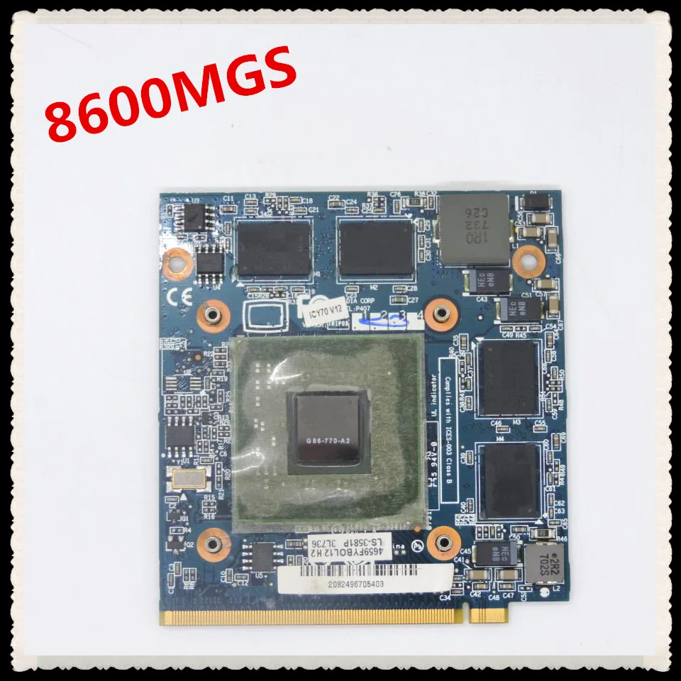 Видеокарта GeForce 8600 м GS 8600MGS MXM II DDR2 512 МБ G86-770-A2 для Acer 4520 5520G 5920 г 7720 6930 ноутбука |