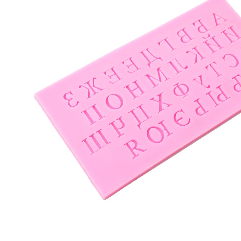 Fondant Letters Silicone Moulds Cake Decorative Mold Chocolate Biscuits Mould DIY Kitchen Decorating Tools4
