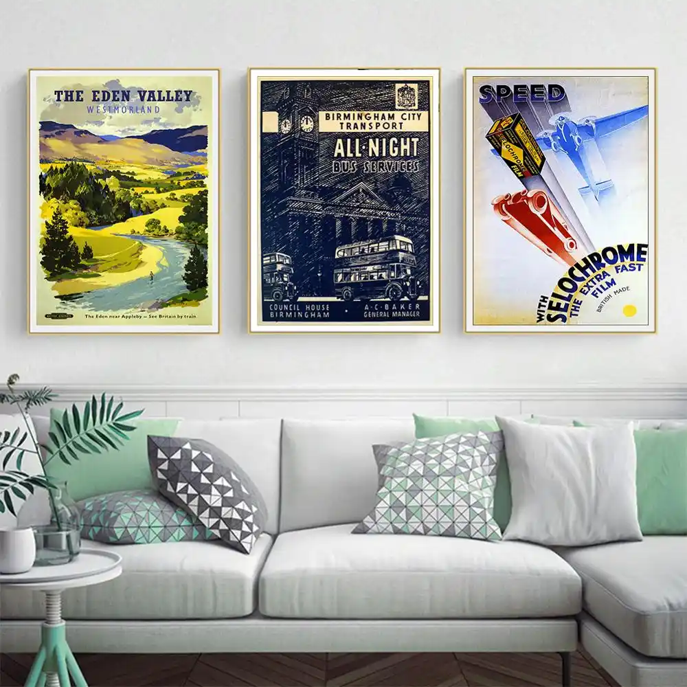 Cartel De Publicidad Vintage De Birmingham Todas Las Noches