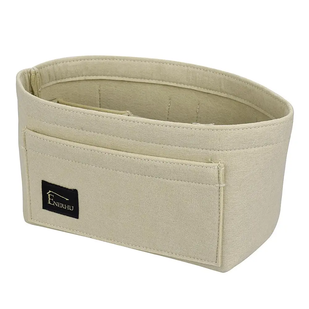 2019 فتاة أدوات الزينة تخزين أكياس ورأى منظم حقيبة الماكياج إدراج مقسم حقيبة إدراج متعددة الوظائف السفر حقيبة مستحضرات التجميل