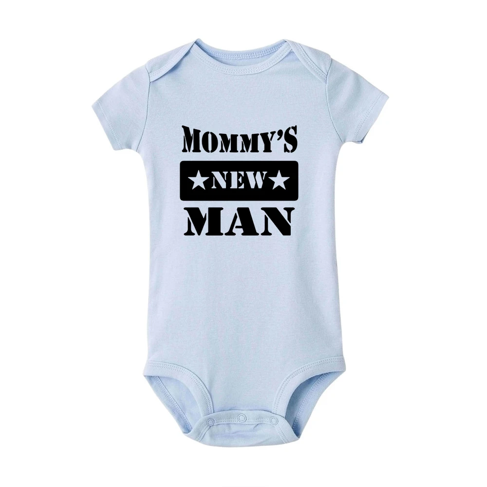 Mommy's/Новинка; летний детский комбинезон для мальчиков и девочек; Детский комбинезон с забавным принтом; милый комбинезон с короткими рукавами для малышей - Цвет: RC54-SRPLB-