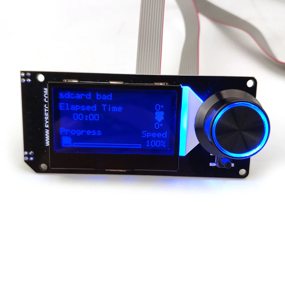 B Тип MINI12864LCD Экран RGB подсветкой Белый Мини 12864 V2.1 Smart Дисплей поддерживает Marlin DIY с SD карты 3D-принтеры Запчасти