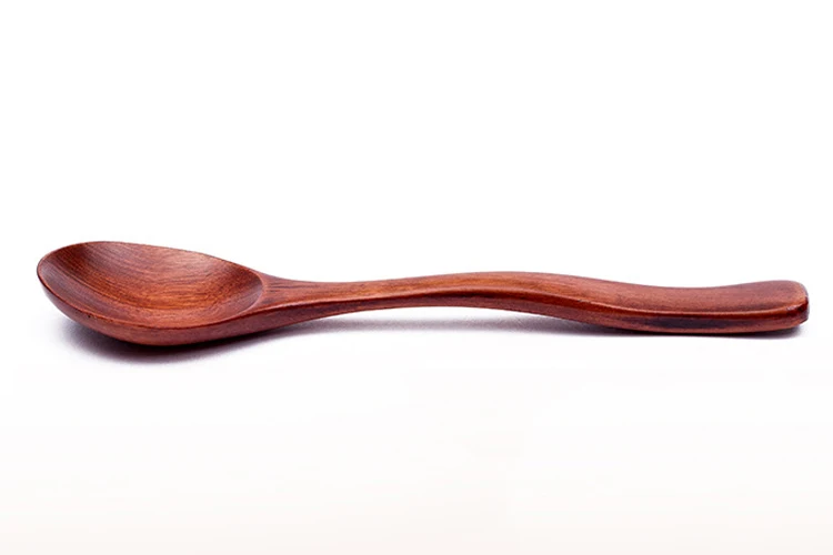 Small Natural Wood Spoons Korean Style Rice Soup Spoon Kids Baby Dessert Ice Cream Spoon Wooden Kitchen Cutlery Tableware (5)