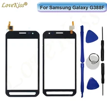Дигитайзер сенсорной панели для Samsung Galaxy Xcover 3 G388F XCover3 G388, зеркальный сенсорный экран, сенсорный ЖК-дисплей, передняя стеклянная крышка