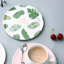 Скандинавский креативный стиль Coaster кофейная чашка и блюдце коврик чайные подставки обеденный жесткий стол Декор
