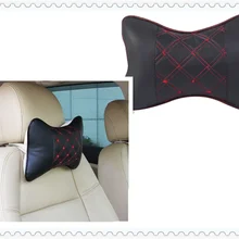 Автомобильная форма подголовника сиденья шеи Кожа универсальная «дышащая» подушка для Renault Eolab Twizy Твин-З двухходовой символ