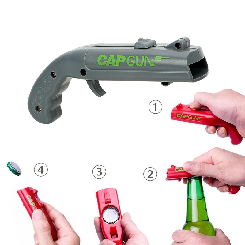 

Cap Gun Launcher Shooter Bottle Opener,Beer Openers Shoots Over 5 Meters