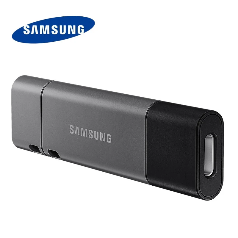 Disco do Dispositivo Usb3.1 da Pena do Porto do Metal da Movimentação 32g do Flash de Samsung tipo c u do Armazenamento da Vara da Memória Movimentação Dobro um 256gb 128gb 64gb