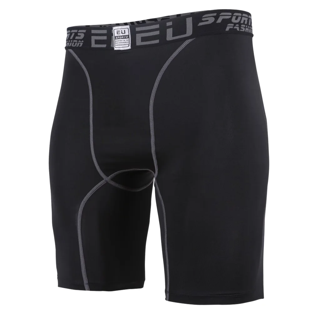 2018 New Men's Sports Compression Running Shorts Gym Tights Soccer