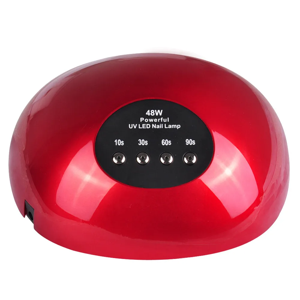 

ROSALIND 7Color48W UV Lamp LED Nail Lamp Nail Dryer Half Round Shaped Long Life LED Curing Nail Tools for All UV Gel Nail Polish