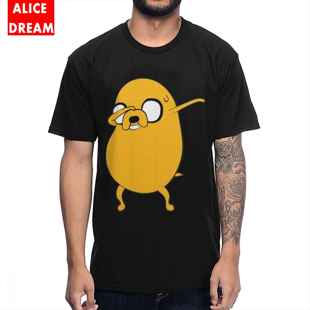 

S-6XL La Camiseta Quality Jake Dab, Dabbing Jake The Dog Adventure Time, Adventuretime T shirt Summer Soft Cotton T-shirt O-neck