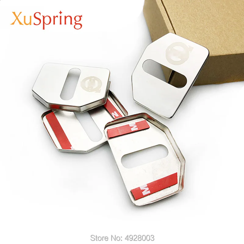 

Door Lock Cover Caps Protective Car-styling Stainless Steel 4pcs/kit For Volvo V40 V60 V90 S40 S80 S90 XC40 XC60 XC70 XC90 C30