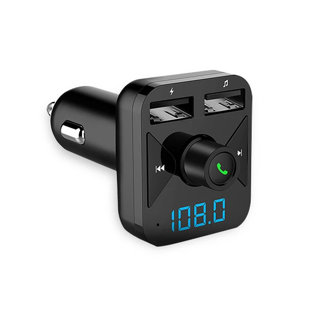 FORNORM Car MP3 Music Player with FM Wireless Hands-free Bluetooth Car Kit Support Folder Switch Voltmeter TF Card U Disk