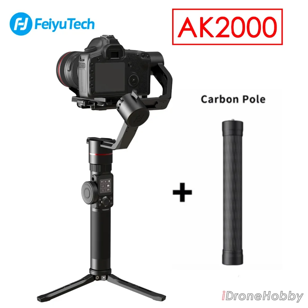 FeiyuTech AK2000 3 оси Камера стабилизатор с последующей Фокус зум для sony Canon 5D Panasonic GH5/GH5S Nikon D850 2,8 кг полезной нагрузки