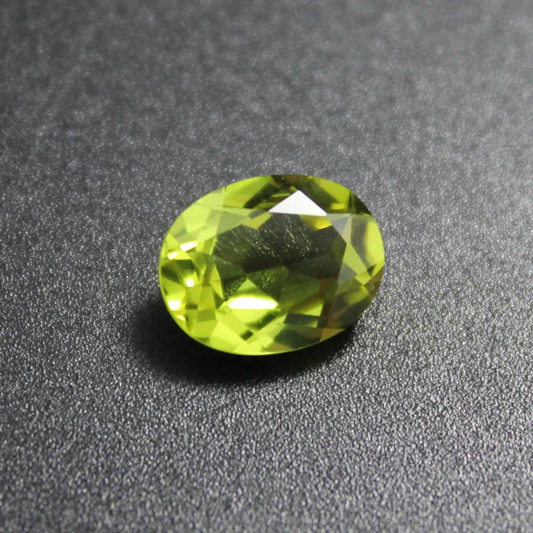 

oval shape olivine stone peridot beads for jewelry making chrysolite loose gemstones DIY faceted created gemstone aaa stones